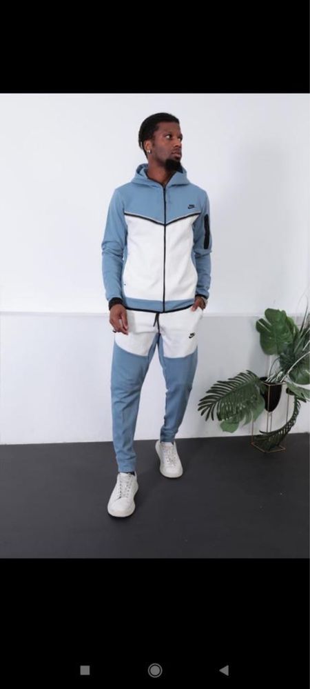 Dres czerowny nike tech fleece s-xxl