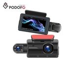 Dash cam 3" dupla gravação visão nocturna e Estacionamento 24h NOVO