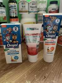 Дитяча зубна паста гель, Xyliwhite Now kids, полуничний смак