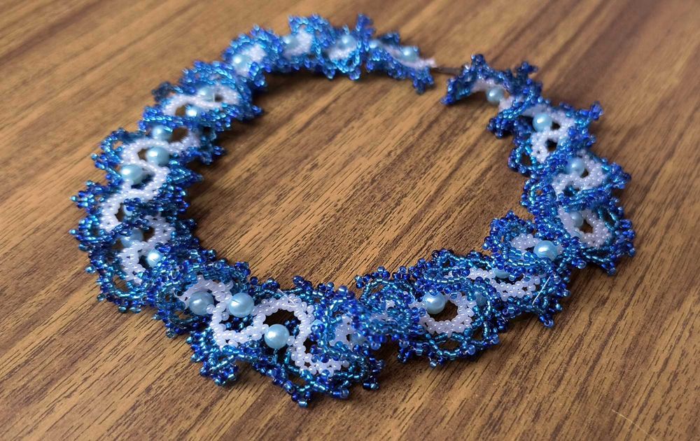 Унікальне намисто з бісеру, ручна робота