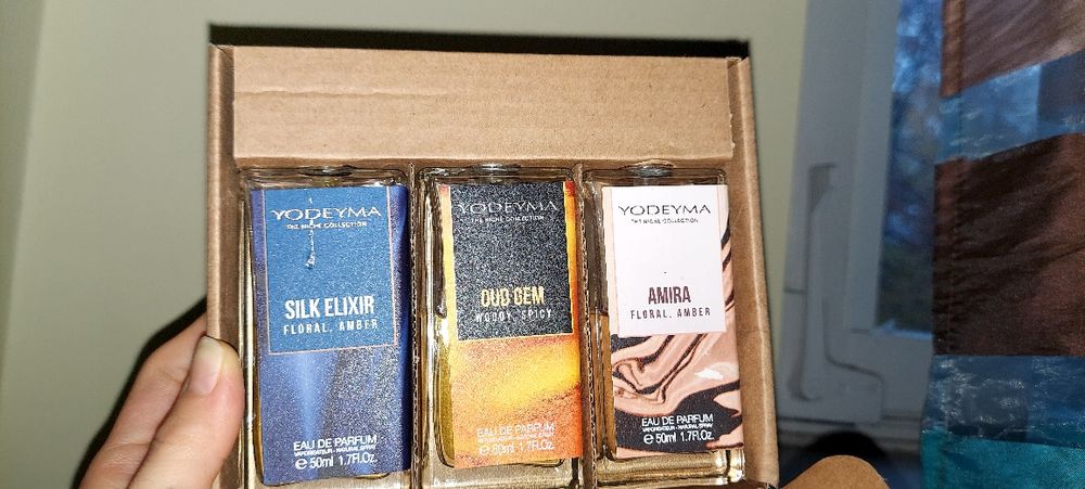 Zestaw perfumy. Yodeyma perfumy arabskie likwidacja