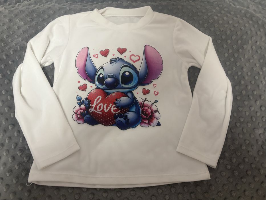 Zestaw bluza spodnie Stitch rozm. 122 dziewczynka