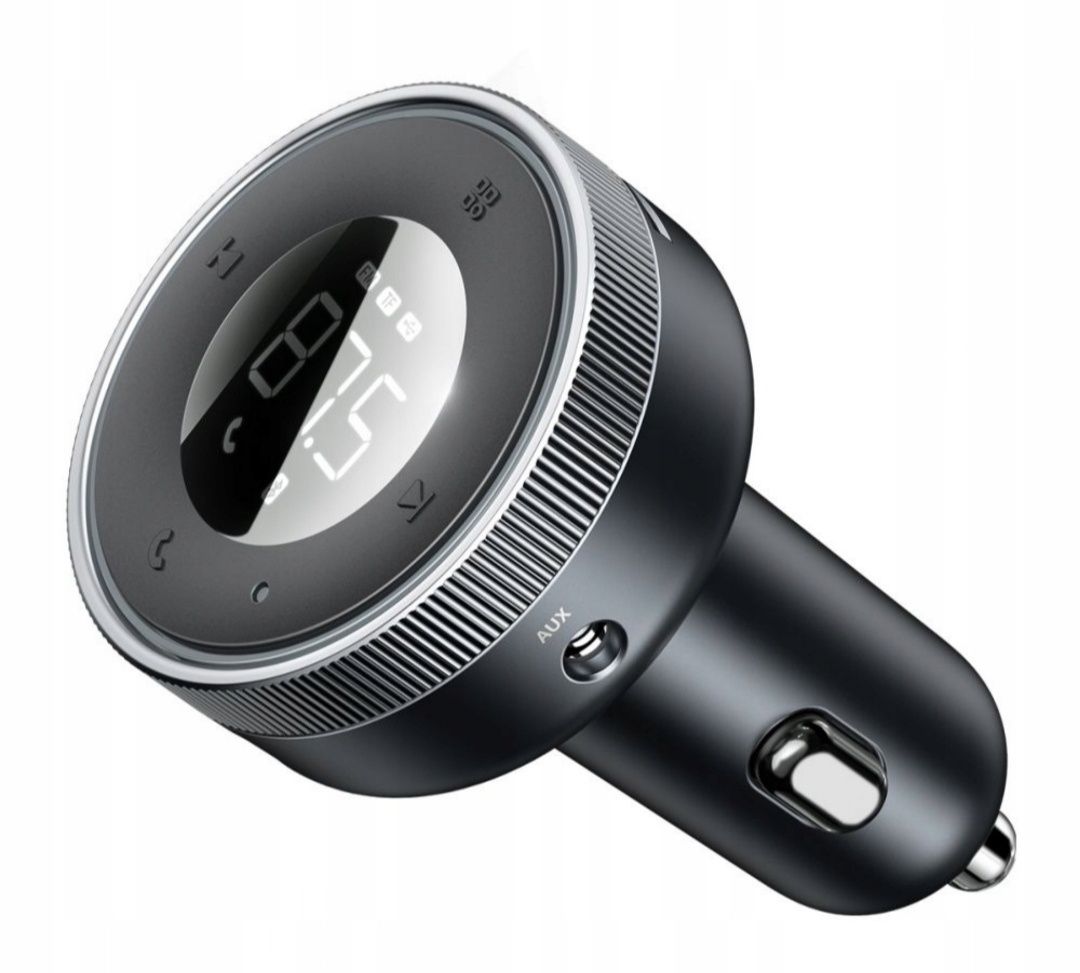 BASEUS Ładowarka Transmiter FM Bluetooth 5.0 QC3