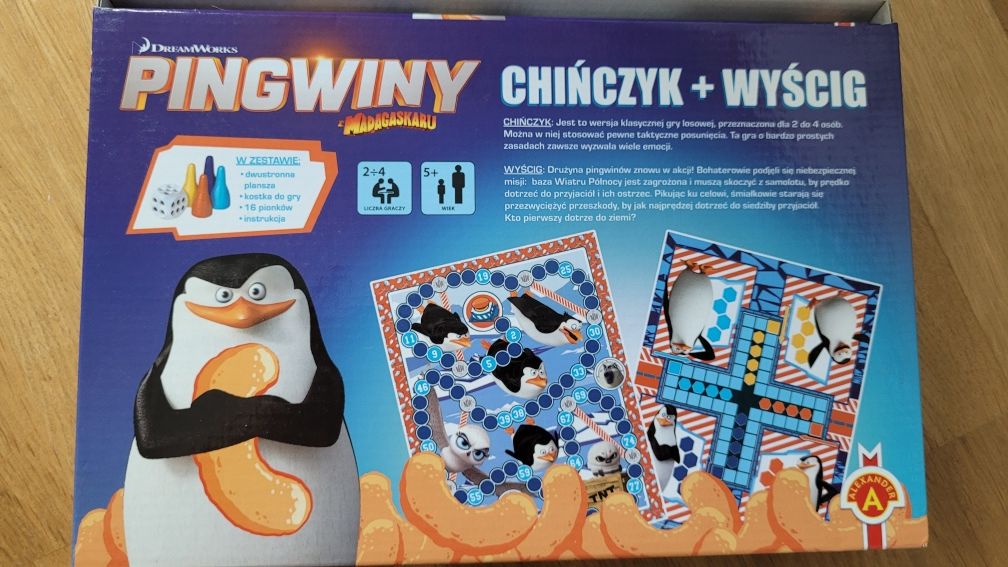 Pingwiny chińczyk i wyścig