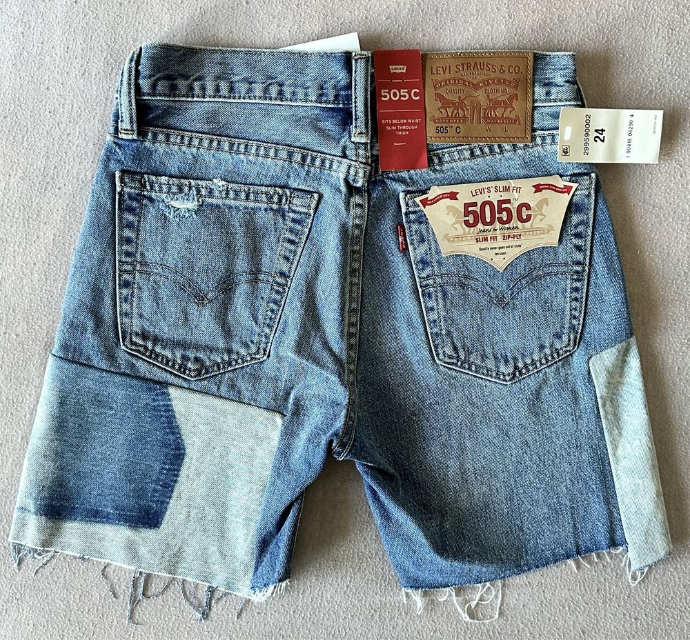 Джинсові шорти Levi’s PATCHWORK 34