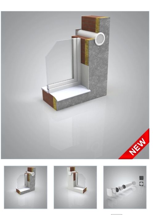 Настінний припливний клапан Ventoxx Fresh, послуги монтажу.