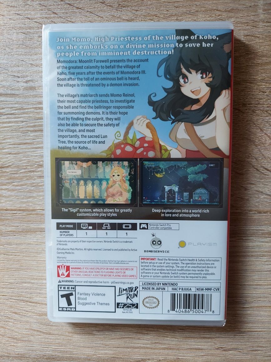 Momodora Moonlit Farewell Switch