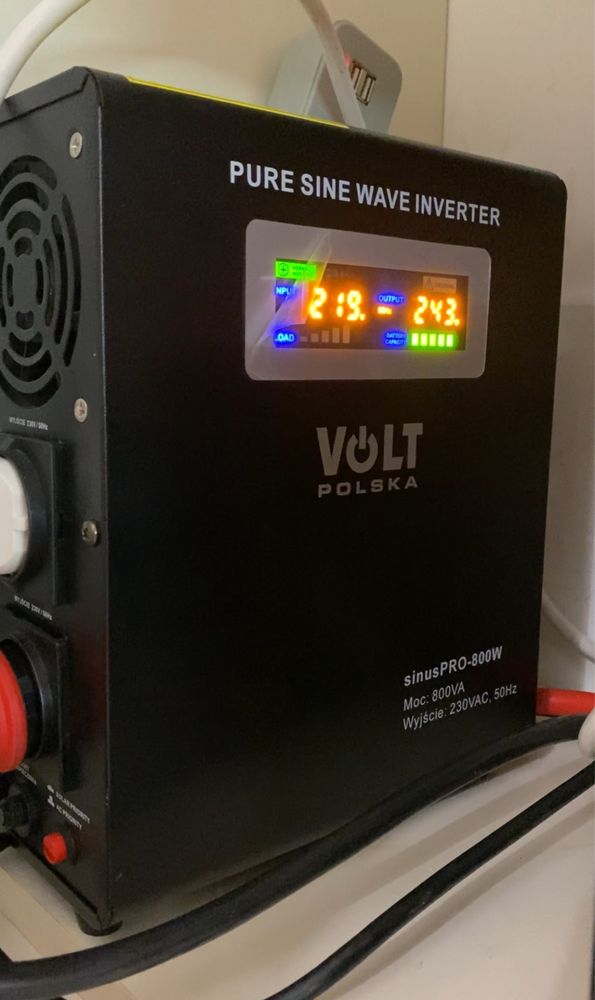 ДБЖ інвертор Volt Polska 800w + AКБ 100 а/ч