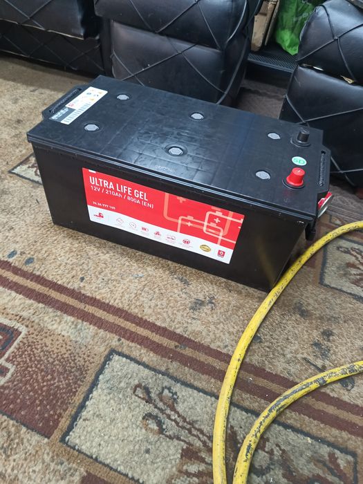 Akumulator Gel 12v/210ah 800 a bus kamper tir ciągnik bateria