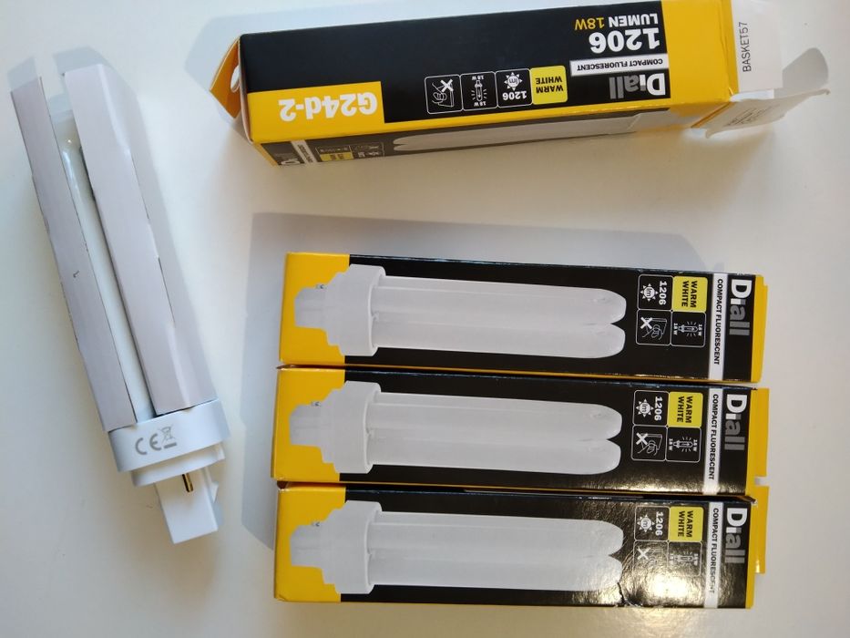 Żarówki G24 d-2 1206 lumenów 18w