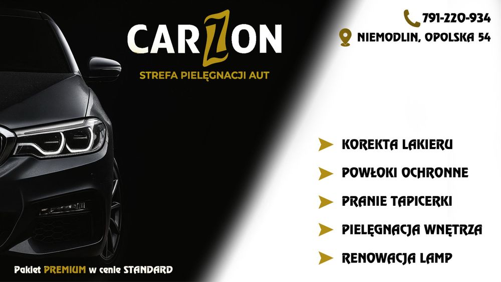 Strefa pielegnacji aut carZon