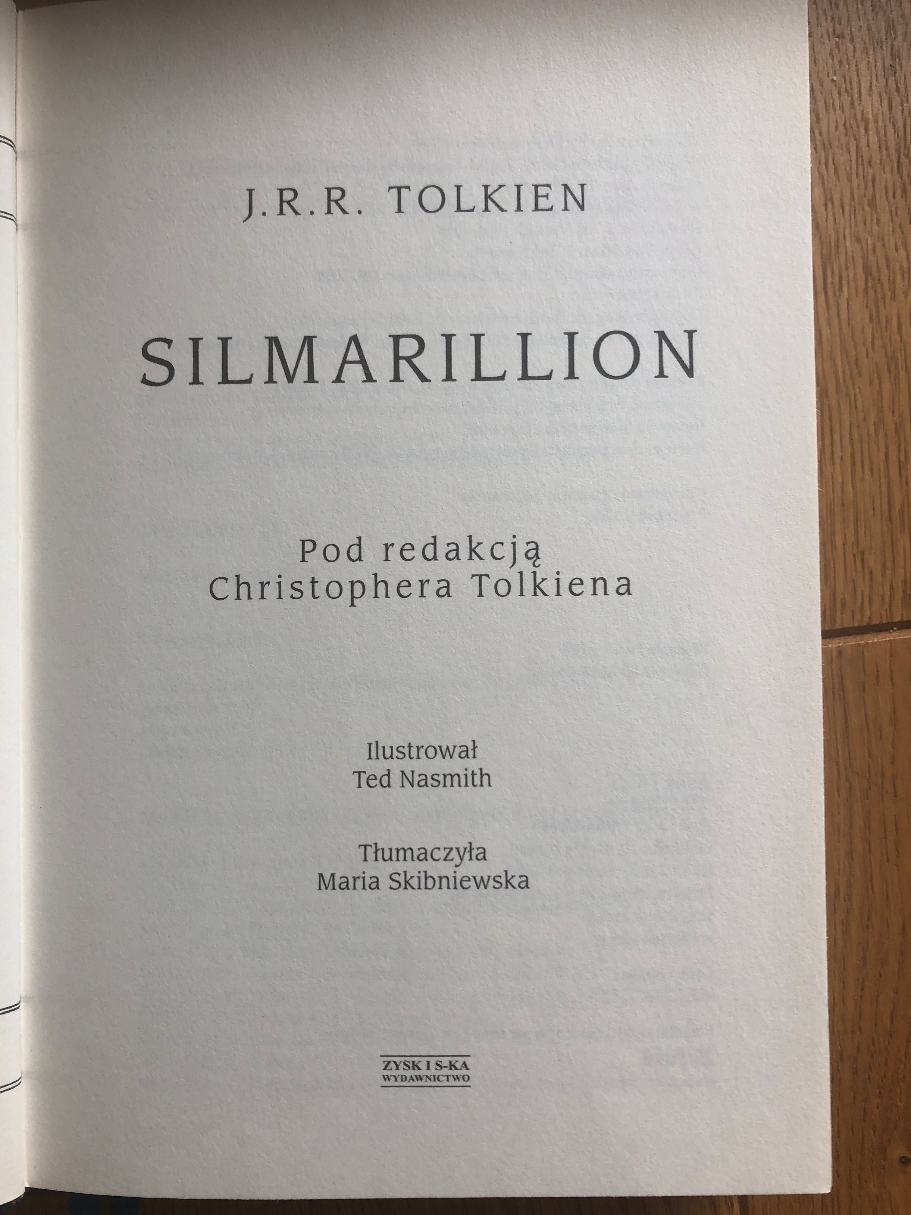 Tolkien , Silmarillion, tłumaczenie M. Skibniewska, cena 60,00zł