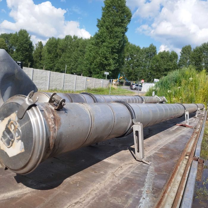 Tuba nierdzewna na węże do cysterny