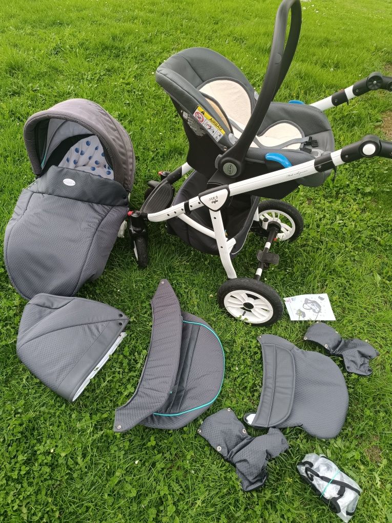 Wózek 3w1 baby merc neo 2 style