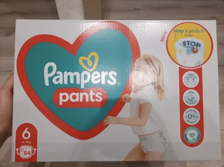 Подгузники-трусики детские Pampers Pants , размер 6 (84 шт)