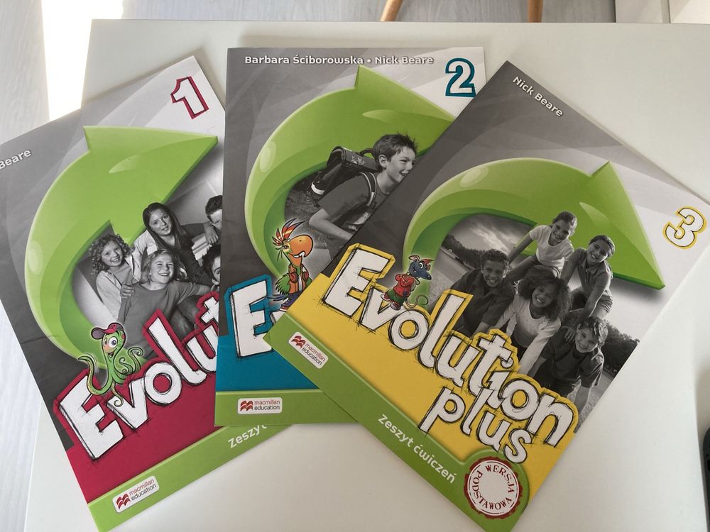 Evolution plus 1,2,3 workbook ćwiczenia