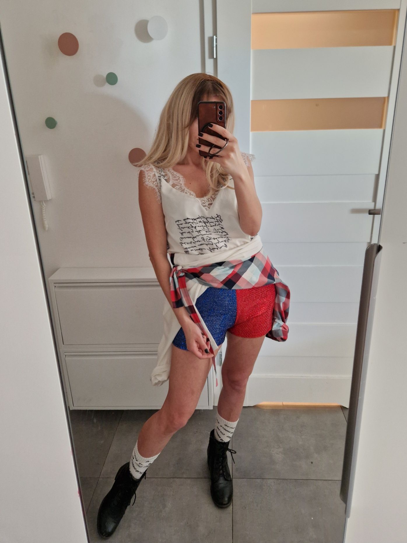 M 38 L 40 przebranie strój karnawałowy Harley Quinn Suicide Squad Joke