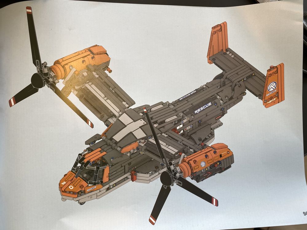 LEGO Compativel Technic 42113: Bell Boeing V-22 Osprey (Descontinuado