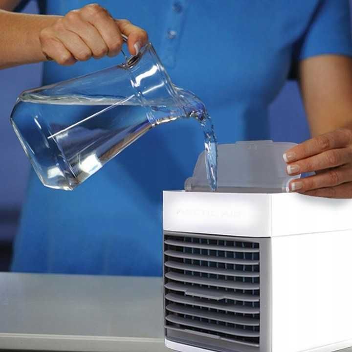 PRZENOŚNY KLIMATOR air cooler WODNY przenośny 3W1 na usb klimatyzator