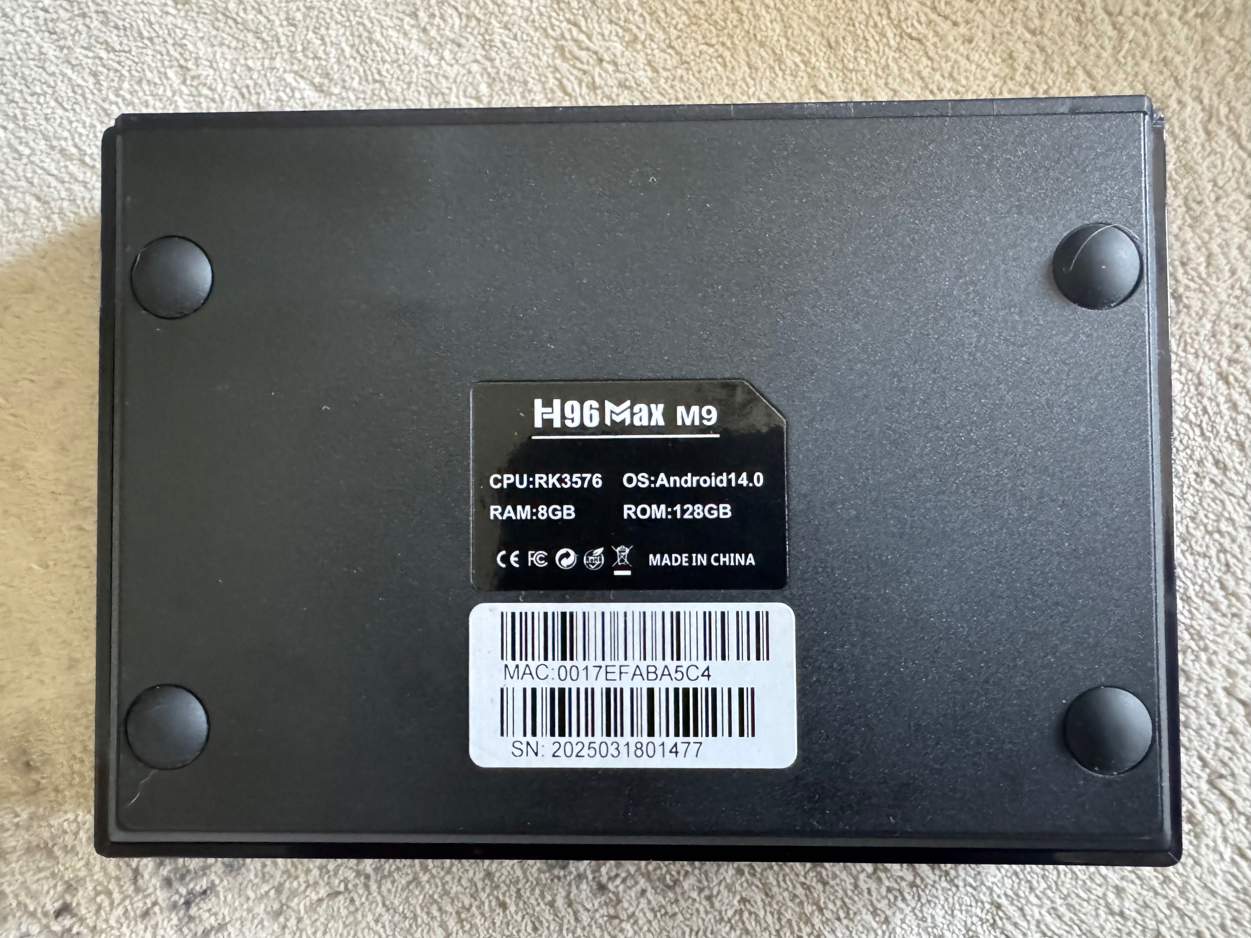 Android TV Box H96 Max M9 Android 14.0