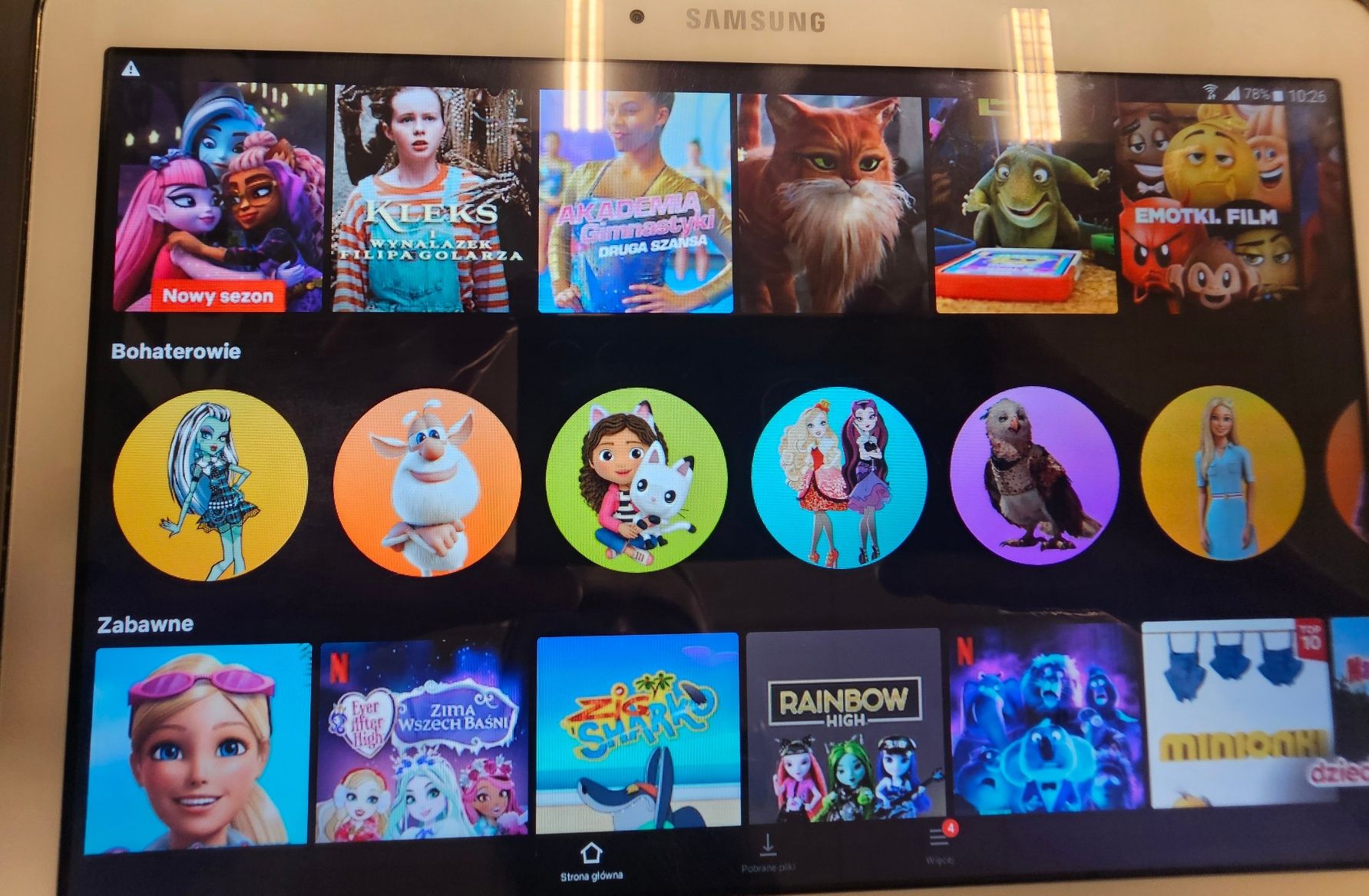 Samsung tablet Galaxy Tab 4 10.1 cali