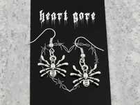 kolczyki PAJĄKI grunge goth aesthetic alternative gotyckie HG54