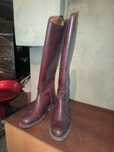 Botas cavaleiro em pele