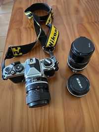 Nikon FE classica com zoom 35-70 mm