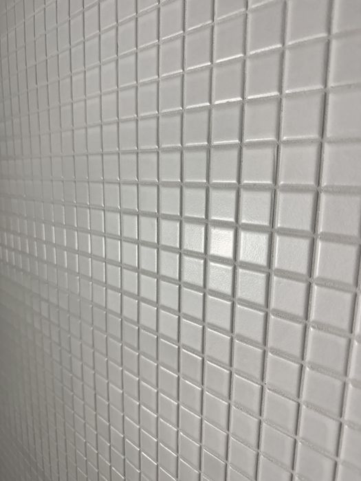 Plytki ceramiczne Mozaika biala Paradyz Albir Bianco mat