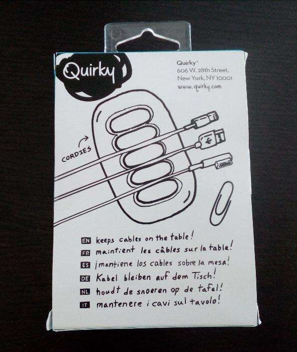 Organizador De Cabos - Cordies Quirky - Branco