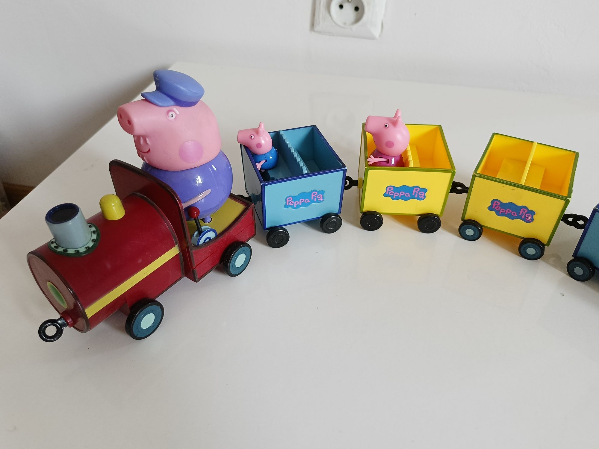 Peppa Pig pociąg dziadka świnki ciuchcia