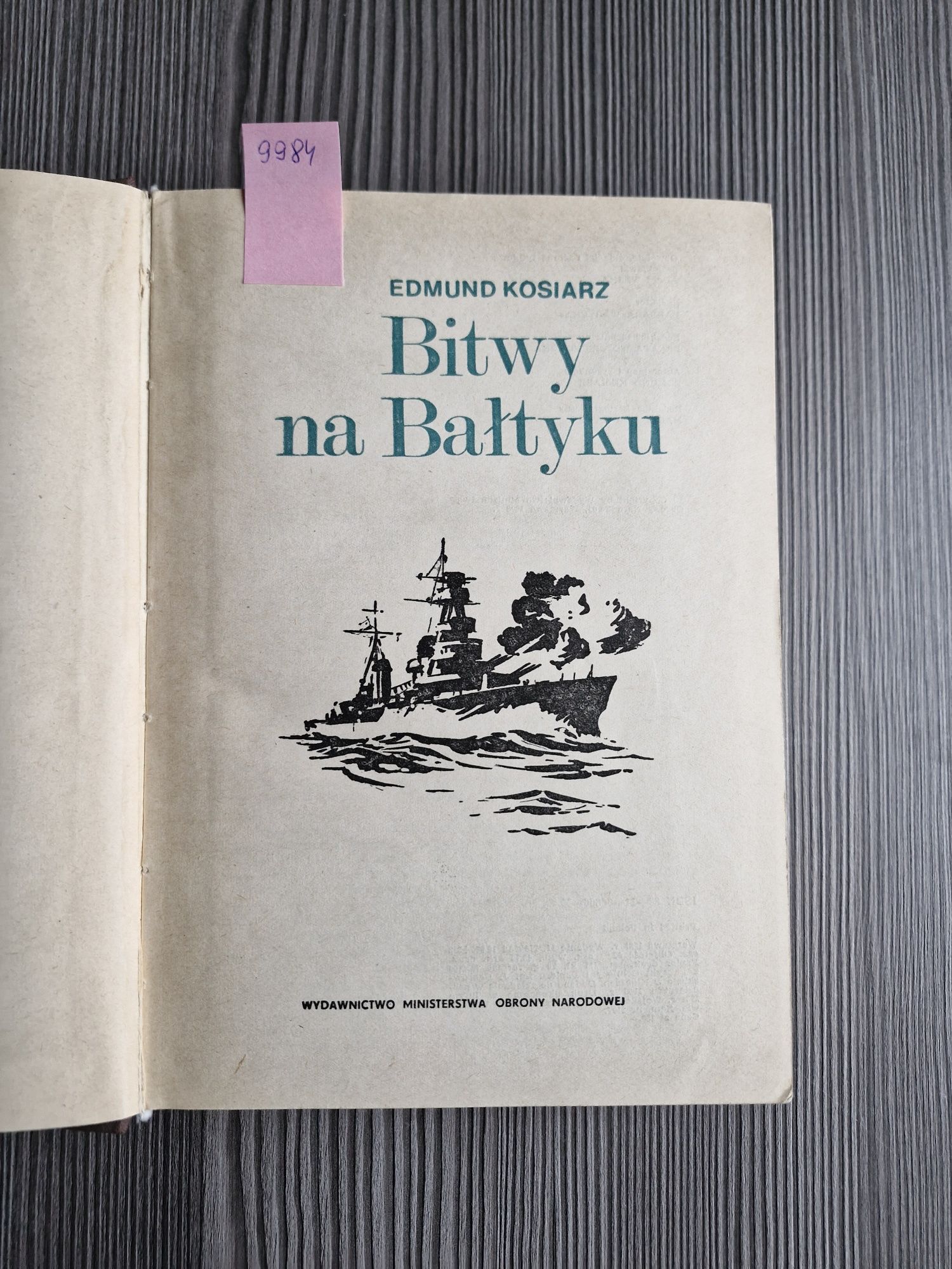 9984. "Bitwy na Bałtyku " Edmund Kosiarz