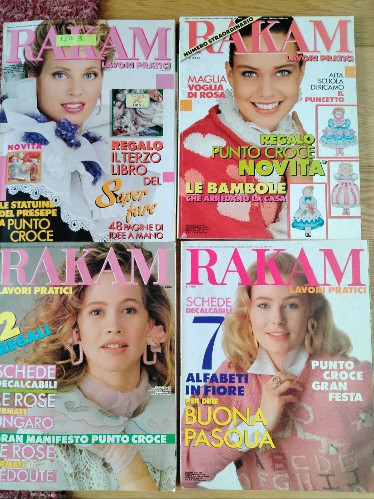 Revistas de lavores (Ponto cruz, malhas e decoração) c/moldes