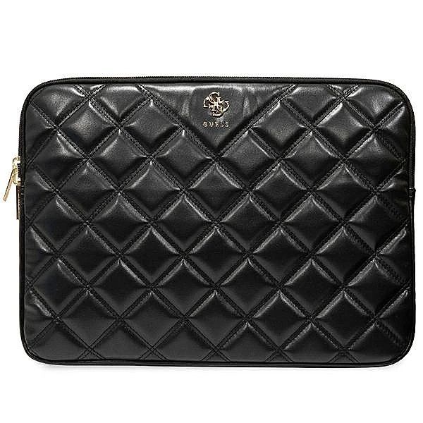 Pokrowiec Guess Quilted 4g na laptopa 16" - czarny