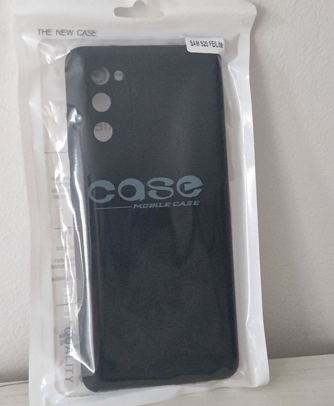 Silicone Lite Case do Samsung Galaxy S20 FE/Lite czarny + szkło 9h
