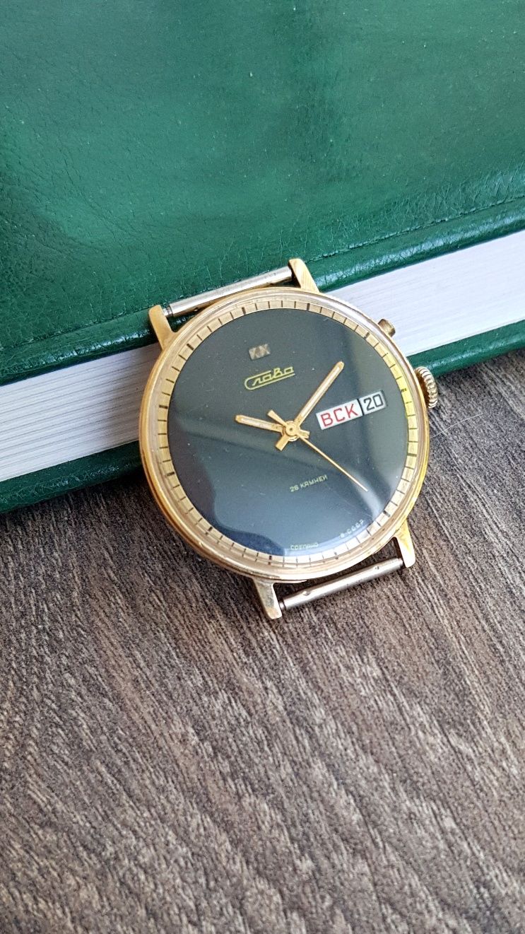 Годинник  Slava Позолоченные часы Слава Винтаж 70х