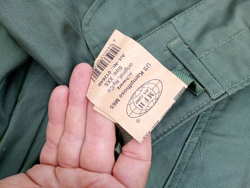 M65 spodnie NyCo S/R small regular mfh