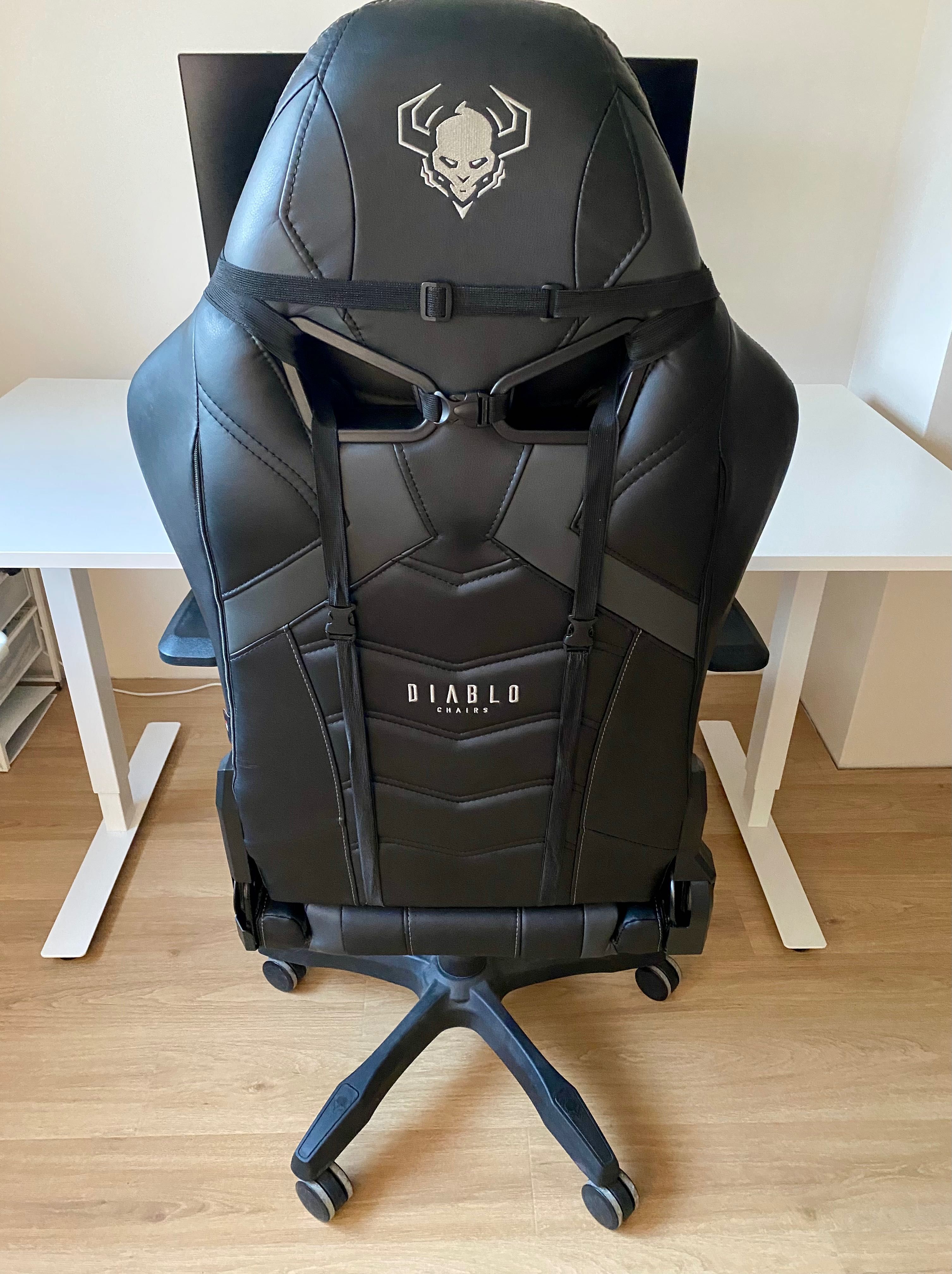 Fotel gamingowy Diablo X-ray King size IKEA Trotten 160x80 z regulacją
