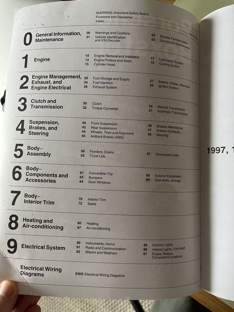 Porsche Boxster 986 instrukcja service manual Bentley Publishers 2005