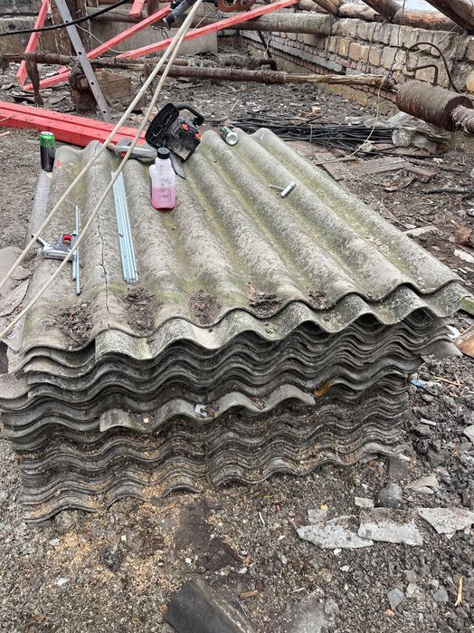 Шифер 8 волновой б/у