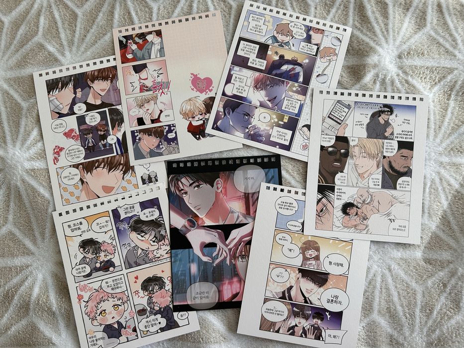 Календар lezhin 2025 mr.blue  яой манхва манга аніме jinx kpop