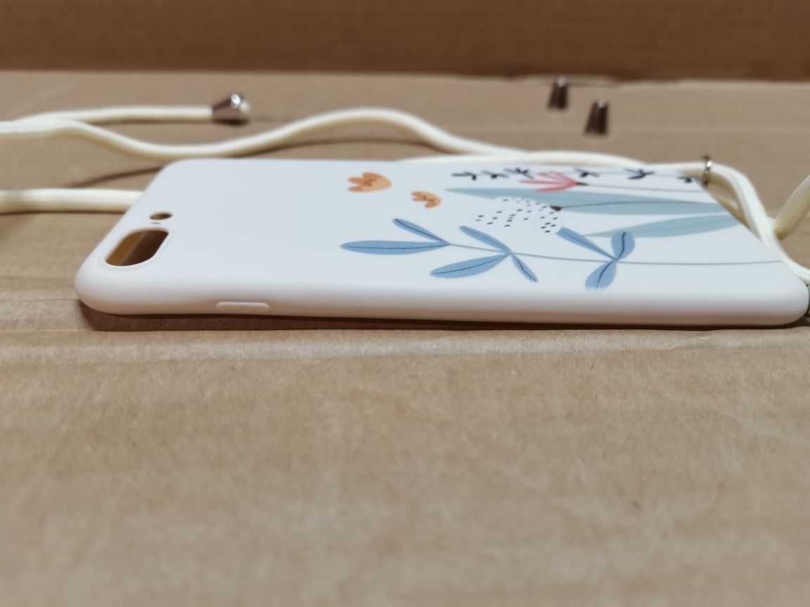 Etui do iPhone 5 5s 5se z nadrukiem+smycz