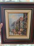Pintura á óleo Paris quadro Louis unico