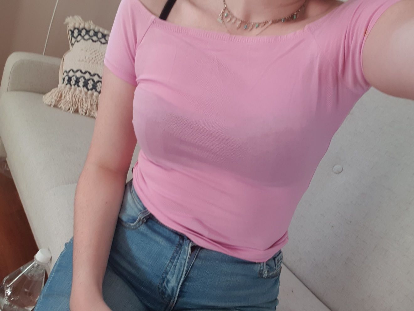 Bluzka rozowa xs