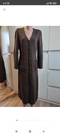 Длинное теплое платье винтаж Escada макси шерсть кашемир