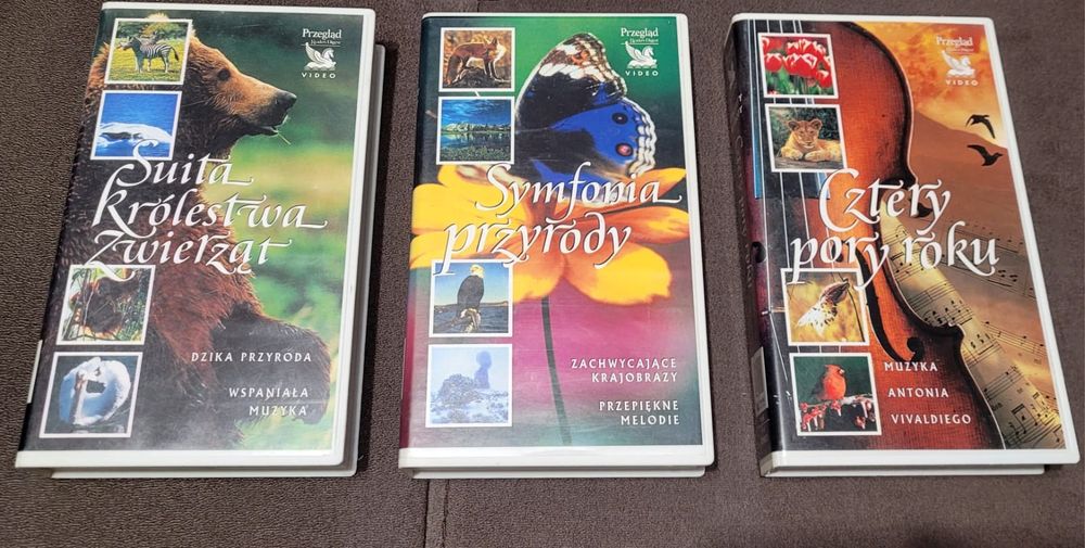 Zestaw 3 kaset VHS: Przegląd Reader's Digest - Koncert Przyrody