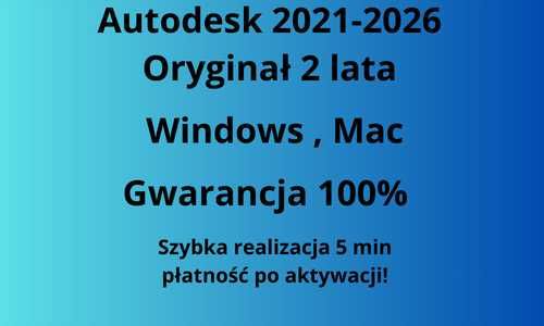 Autodesk Polska Wersja 2 lata Oryginał