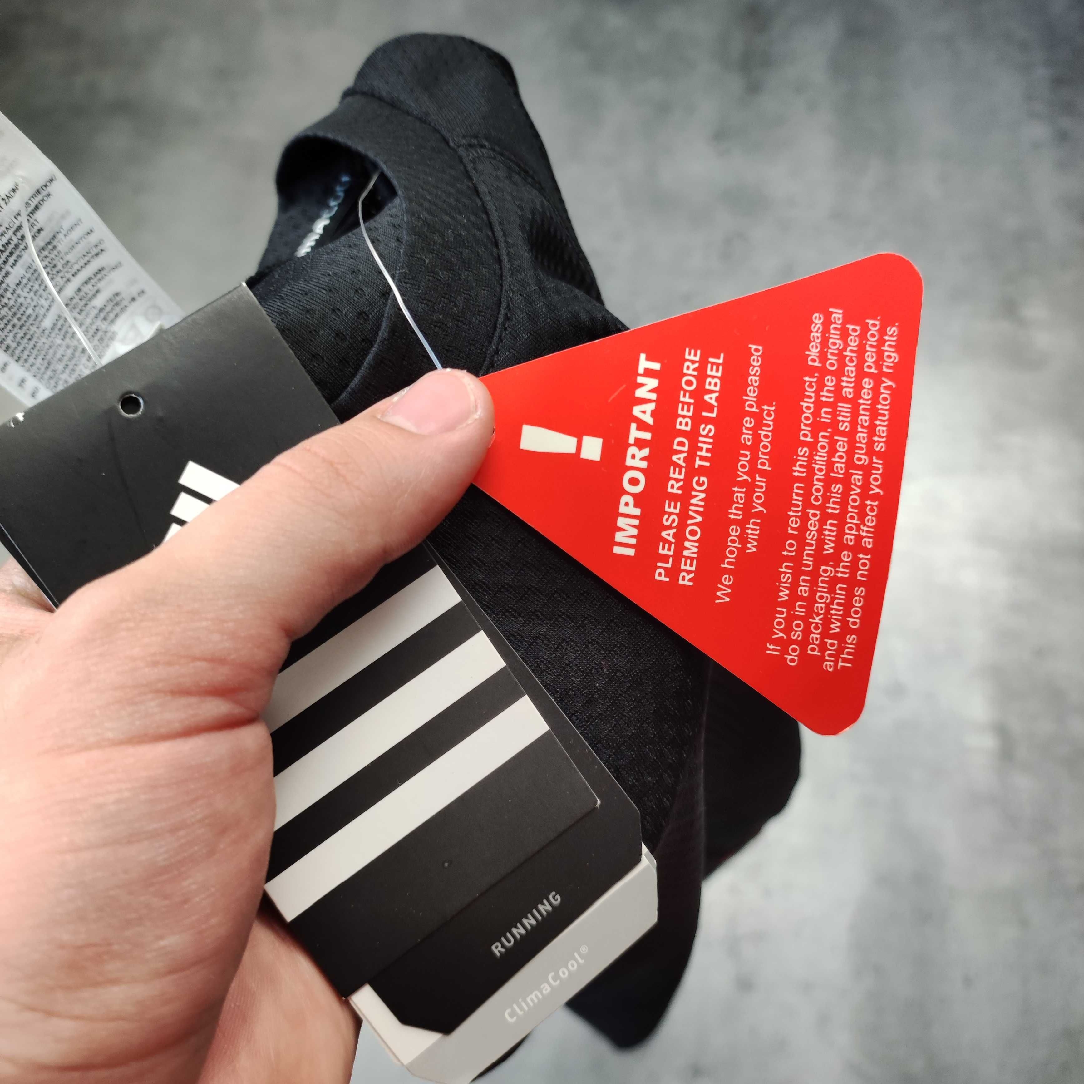 MĘSKA Koszulka Sportowa Czarna ClimaCool NOWA Adidas bez Rękawów Logo