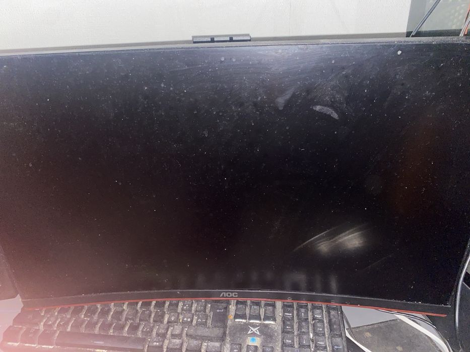Monitor aoc curvo 144hz clmo novo