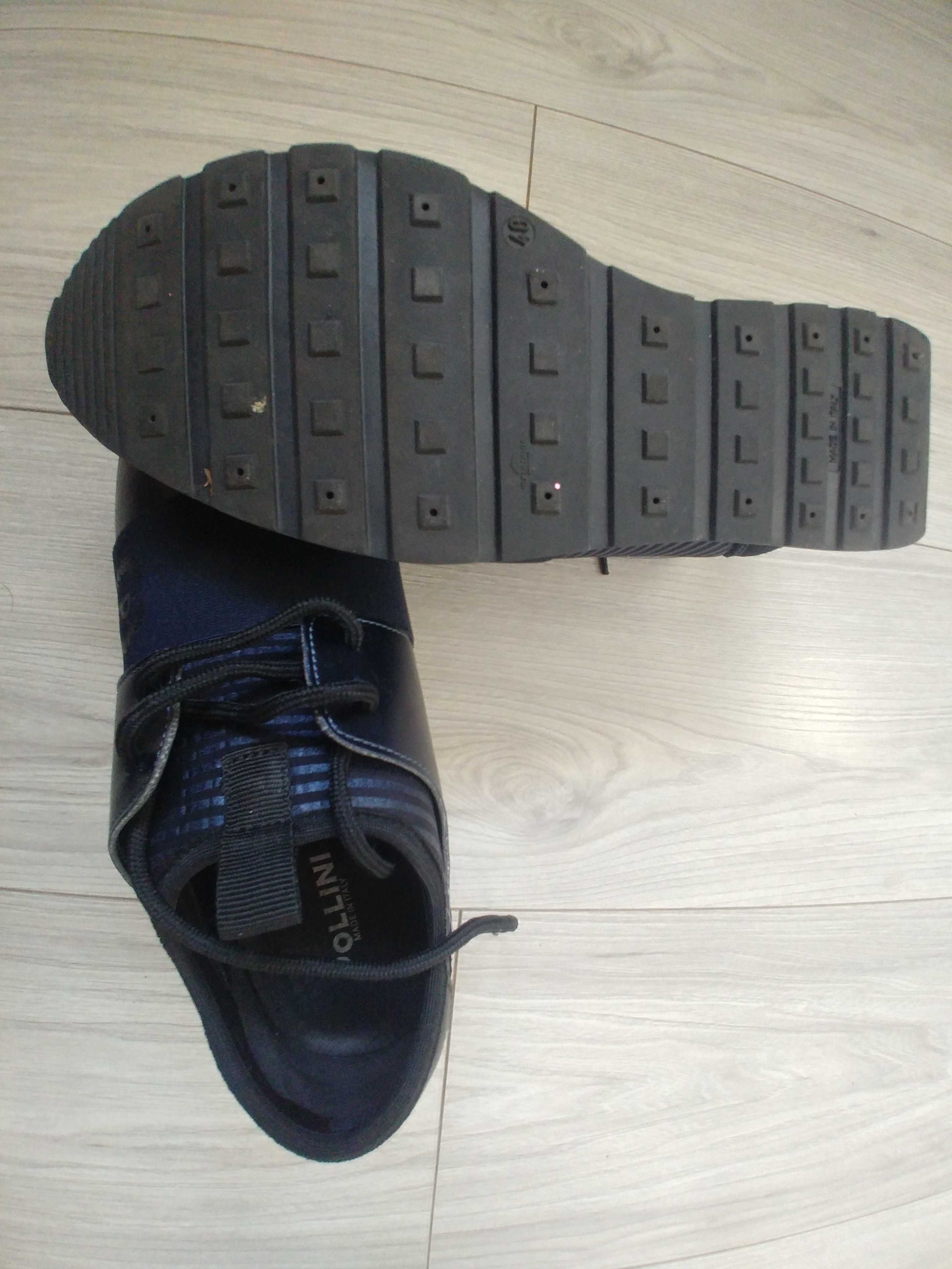 Pollini sneakersy adidasy skorzane damskie 40